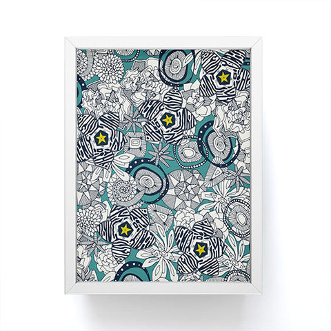 Sharon Turner succulent star Framed Mini Art Print