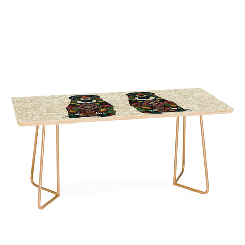 Sharon Turner sun bear geo almond Coffee Table