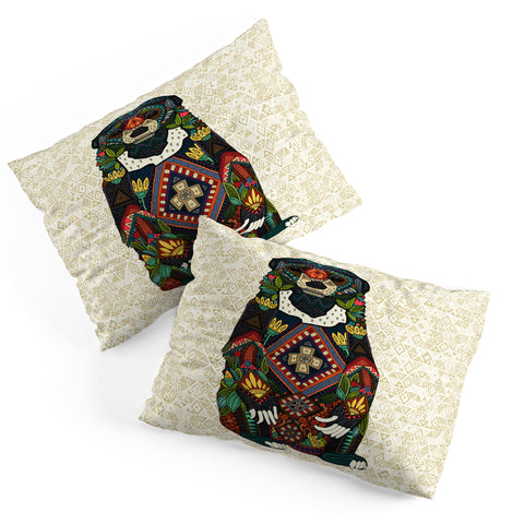 Sharon Turner sun bear geo almond Pillow Shams