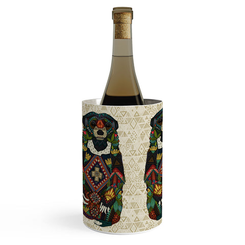 Sharon Turner sun bear geo almond Wine Chiller