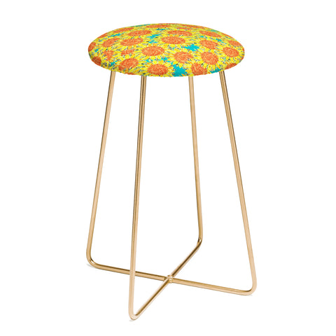 Sharon Turner Sunflower Field Counter Stool