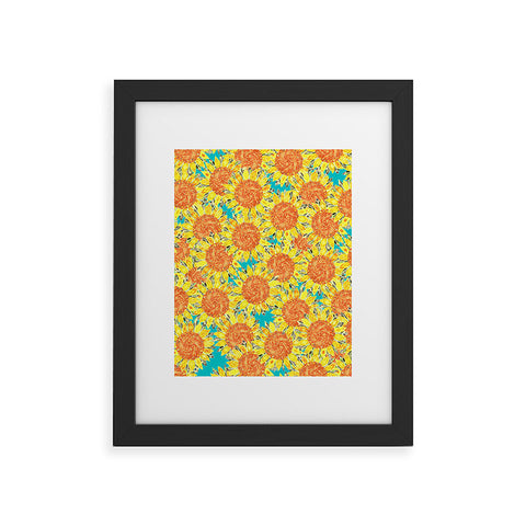 Sharon Turner Sunflower Field Framed Art Print