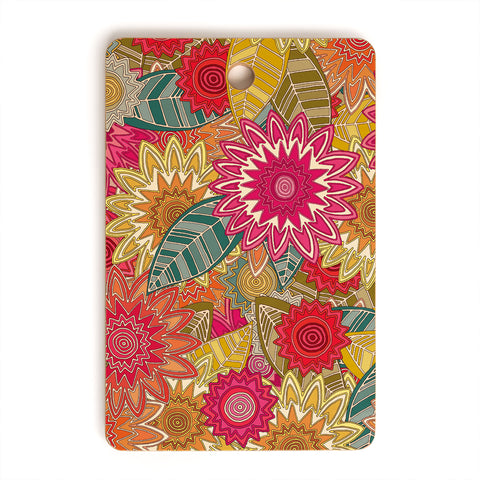 Sharon Turner Sunshine Garden Cutting Board Rectangle