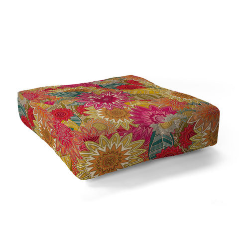 Sharon Turner Sunshine Garden Floor Pillow Square
