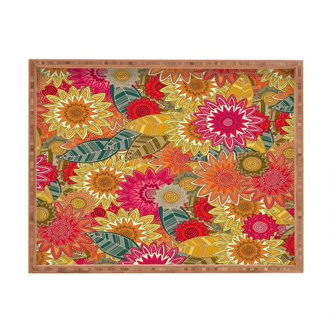 Sharon Turner Sunshine Garden Rectangular Tray