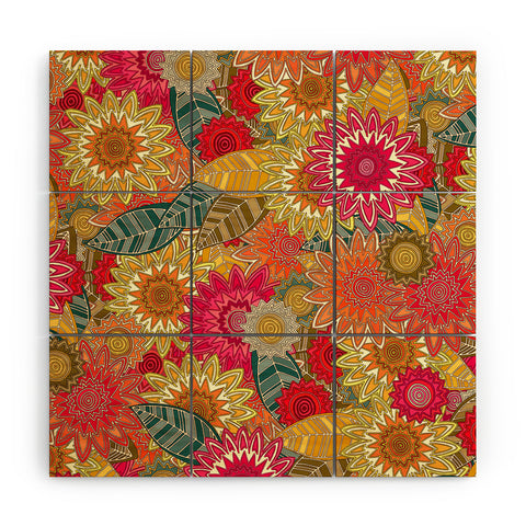 Sharon Turner Sunshine Garden Wood Wall Mural