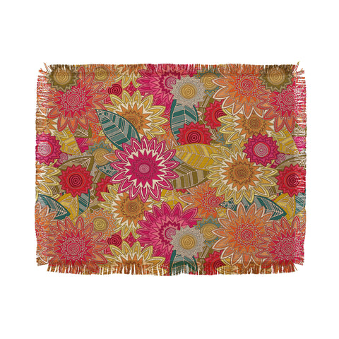 Sharon Turner Sunshine Garden Throw Blanket