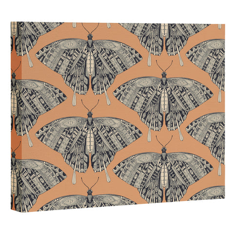 Sharon Turner swallowtail butterfly peach basalt Art Canvas