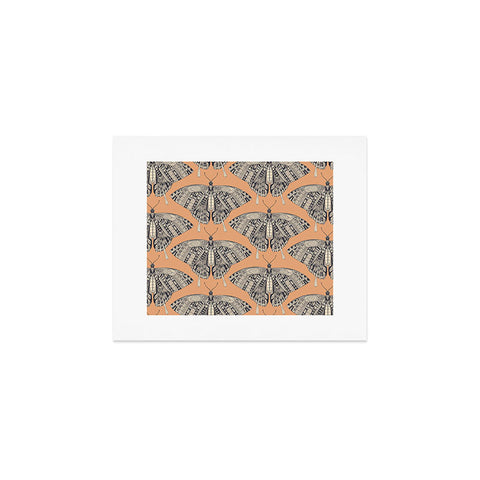 Sharon Turner swallowtail butterfly peach basalt Art Print