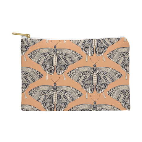 Sharon Turner swallowtail butterfly peach basalt Pouch