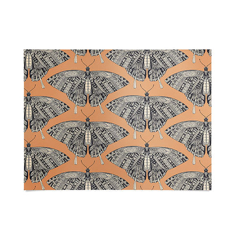 Sharon Turner swallowtail butterfly peach basalt Poster