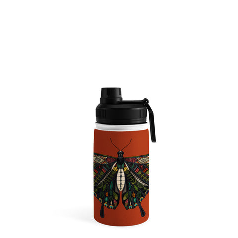 Sharon Turner swallowtail butterfly terracotta Water Bottle