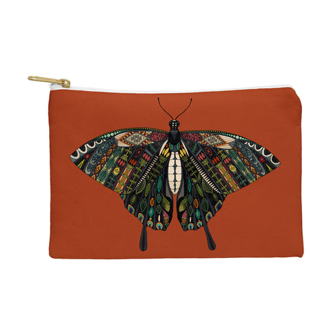 Sharon Turner swallowtail butterfly terracotta Pouch