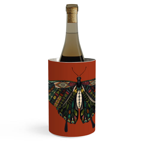 Sharon Turner swallowtail butterfly terracotta Wine Chiller