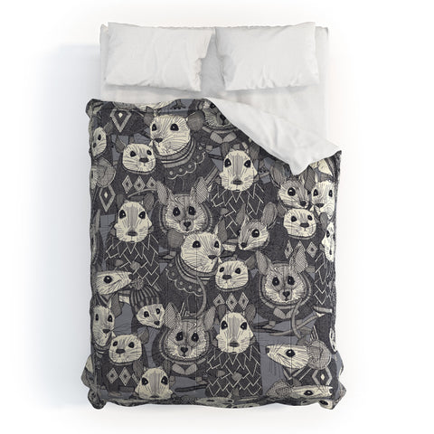 Sharon Turner sweater mice Comforter
