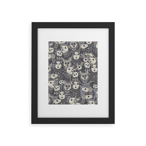 Sharon Turner sweater mice Framed Art Print