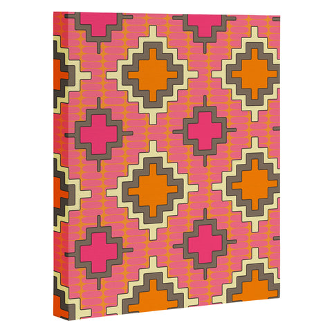 Sharon Turner Tangerine Kilim Art Canvas