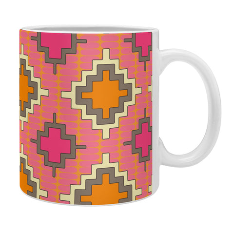 Sharon Turner Tangerine Kilim Coffee Mug