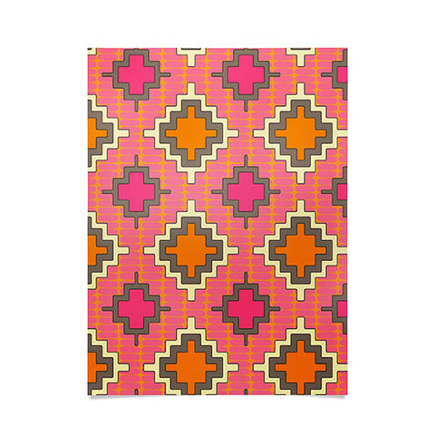 Sharon Turner Tangerine Kilim Poster