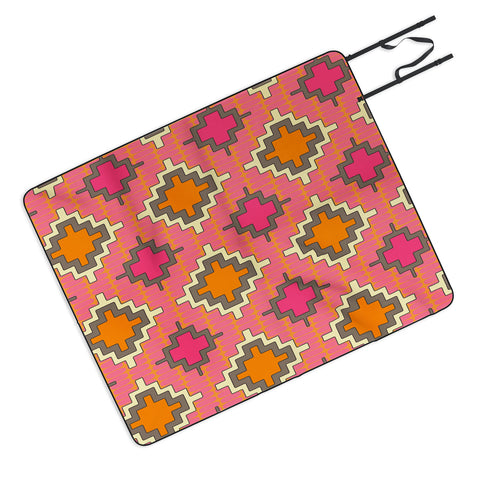 Sharon Turner Tangerine Kilim Picnic Blanket