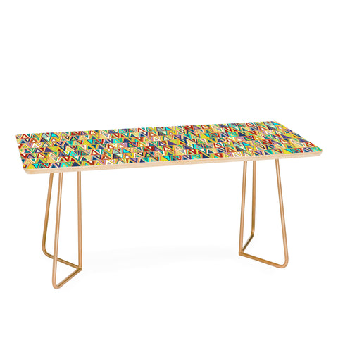 Sharon Turner Tangerine Triangles Coffee Table