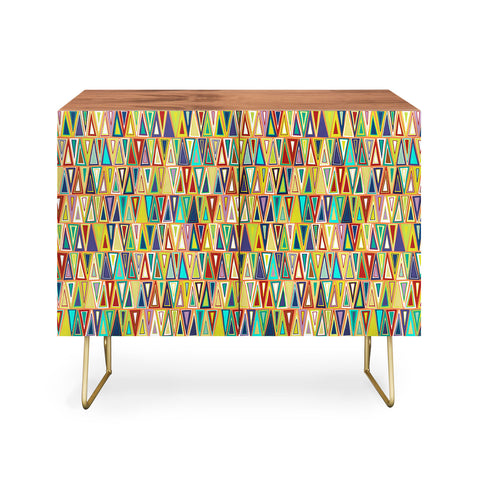 Sharon Turner Tangerine Triangles Credenza