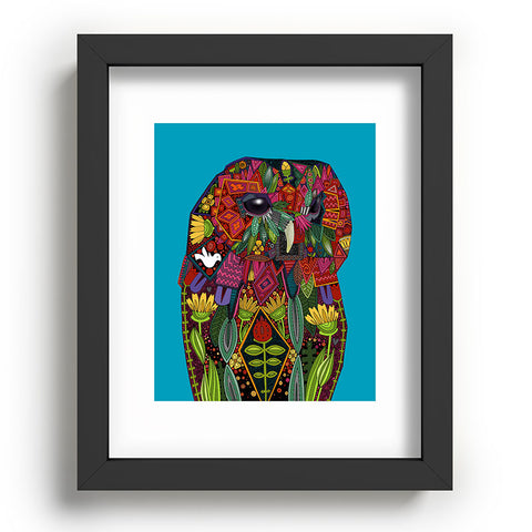 Sharon Turner Tawny Owl Recessed Framing Rectangle