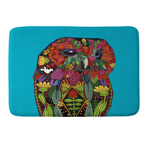 Sharon Turner Tawny Owl Memory Foam Bath Mat