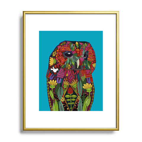 Sharon Turner Tawny Owl Metal Framed Art Print