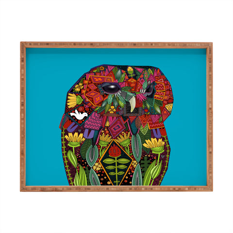 Sharon Turner Tawny Owl Rectangular Tray