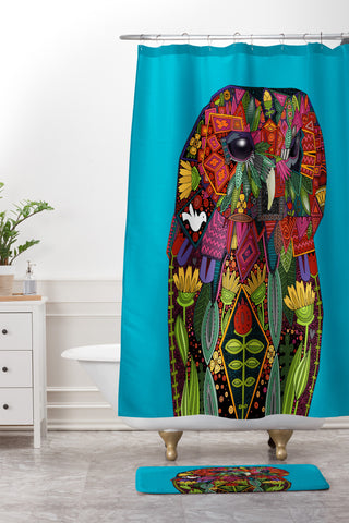 Sharon Turner Tawny Owl Shower Curtain And Mat