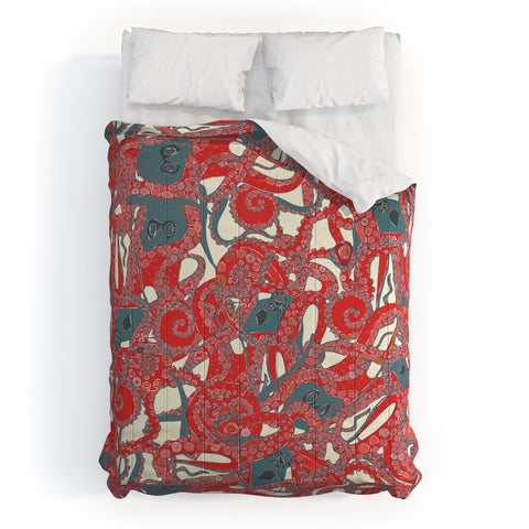 Sharon Turner tentacles Comforter
