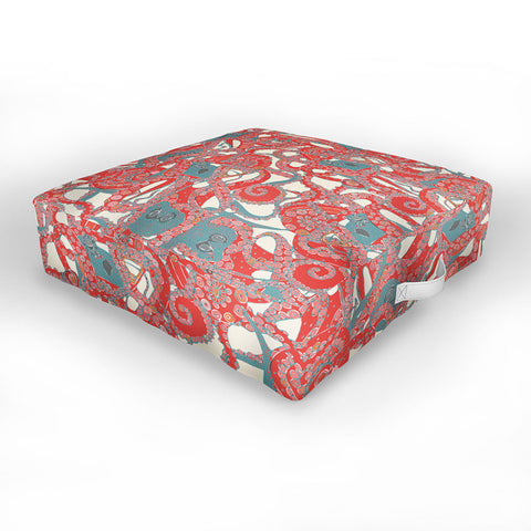 Sharon Turner tentacles Outdoor Floor Cushion