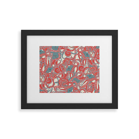 Sharon Turner tentacles Framed Art Print