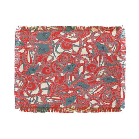 Sharon Turner tentacles Throw Blanket