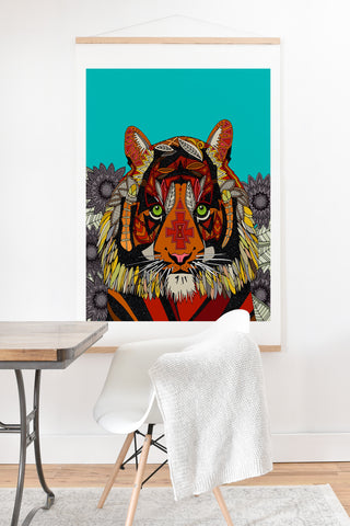 Sharon Turner Tiger Chief Art Print And Hanger