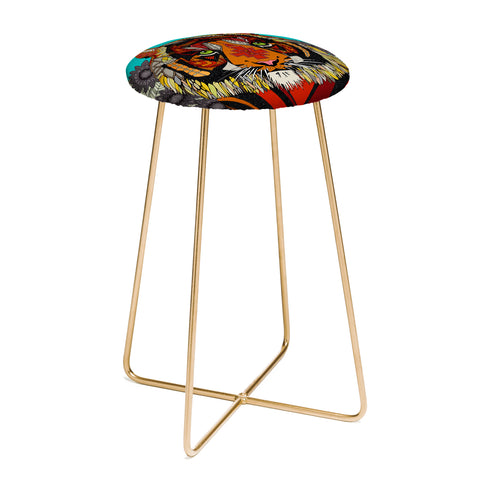 Sharon Turner Tiger Chief Counter Stool