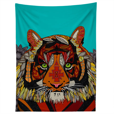 Sharon Turner Tiger Chief Tapestry