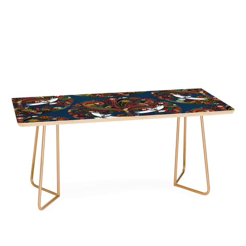 Sharon Turner tree of life blue Coffee Table