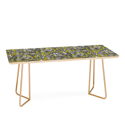 Sharon Turner tulip decay chartreuse Coffee Table