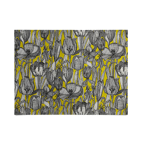 Sharon Turner tulip decay chartreuse Poster