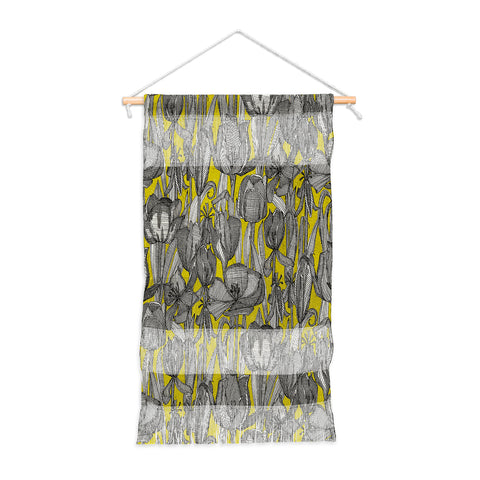 Sharon Turner tulip decay chartreuse Wall Hanging Portrait
