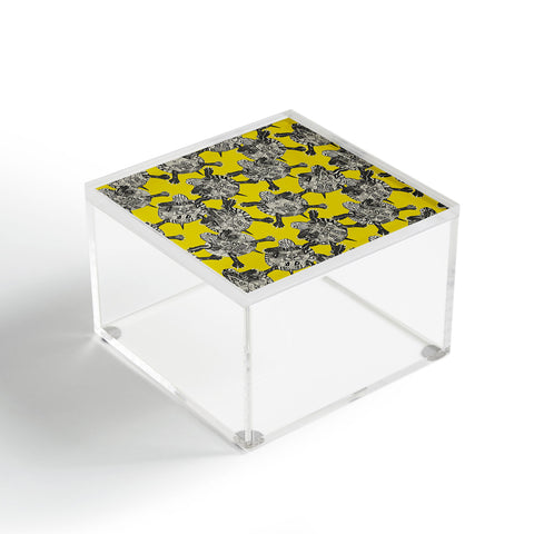 Sharon Turner turtle party citron Acrylic Box