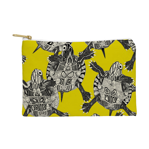 Sharon Turner turtle party citron Pouch