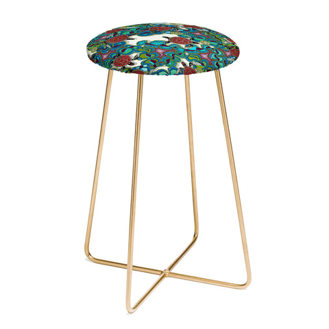 Sharon Turner Turtle Reef Counter Stool
