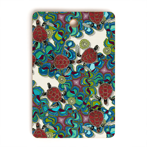 Sharon Turner Turtle Reef Cutting Board Rectangle