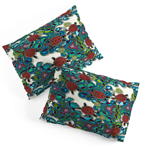 Sharon Turner Turtle Reef Pillow Shams