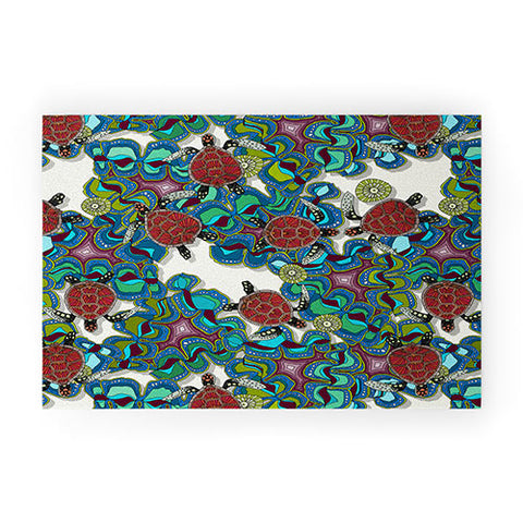 Sharon Turner Turtle Reef Welcome Mat