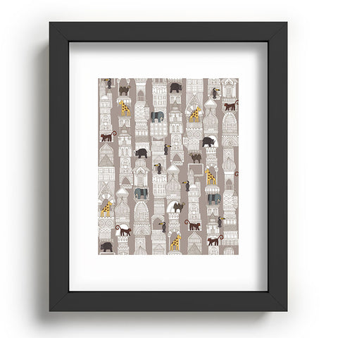 Sharon Turner urban jungle pebble Recessed Framing Rectangle