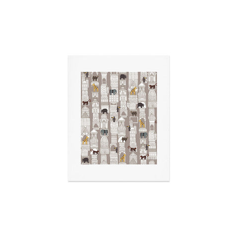 Sharon Turner urban jungle pebble Art Print